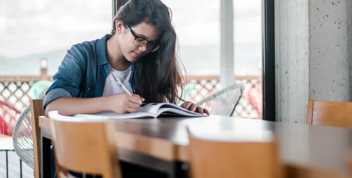 woman in studies
